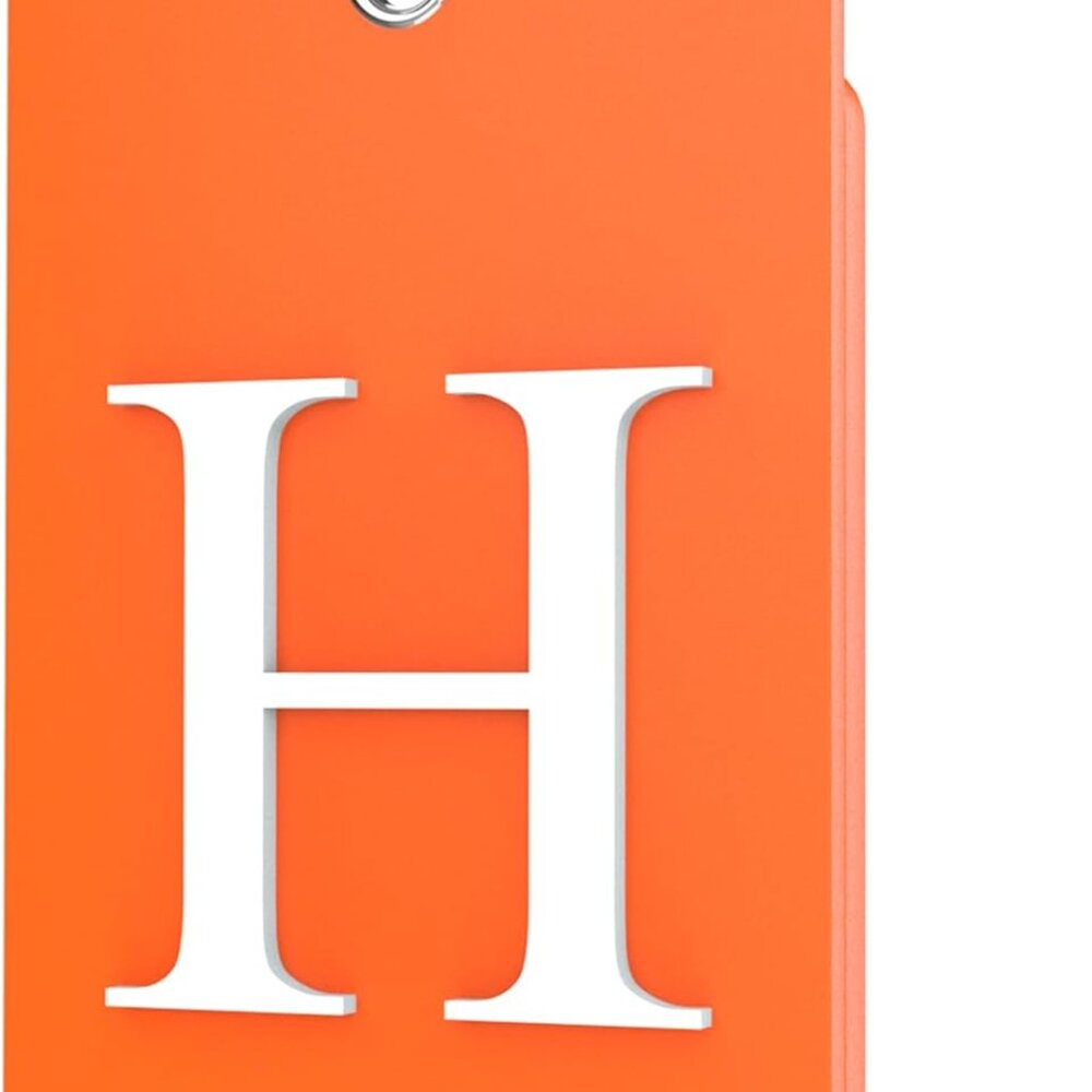 2 Pack Luggage Tags for Suitcases, 26 Initial Letter Travel Luggage Baggage Iden